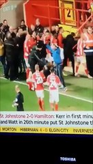 Krystian Bielik gets comically injured by Charlton fan, after a late winner!