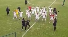 U16 Milli Takımı'nın dikkat çeken maç sonu sevinci