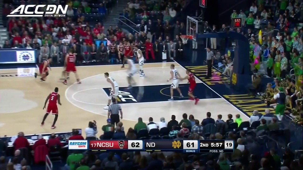 NC State vs. Notre Dame Basketball Highlights (2018-19)