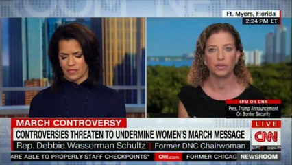 Download Video: Rep. Debbie Wasserman Schultz speaking on Controversies threaten to undermine women's march message. #News #CNN #Florida @DWStweets