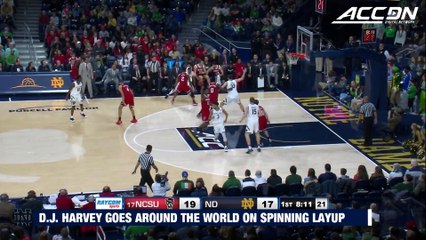Notre Dame's D.J. Harvey Goes Around The World vs. NC State