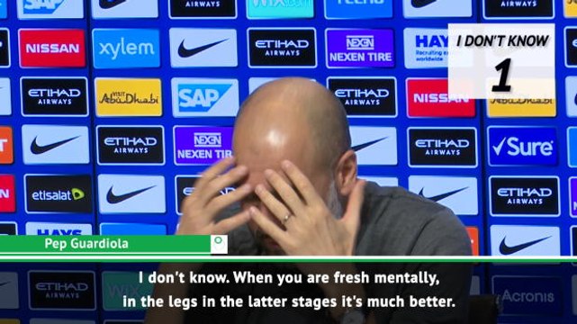 I don't know - Guardiola responds to journalists' Liverpool questions