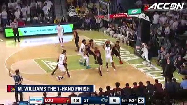 Louisville's Malik Williams Throws Down The 1-Hand Dunk