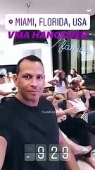 Alex Rodriguez & Jennifer Lopez With the Family 2018