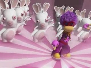 Rayman Raving Rabbids - cant play football