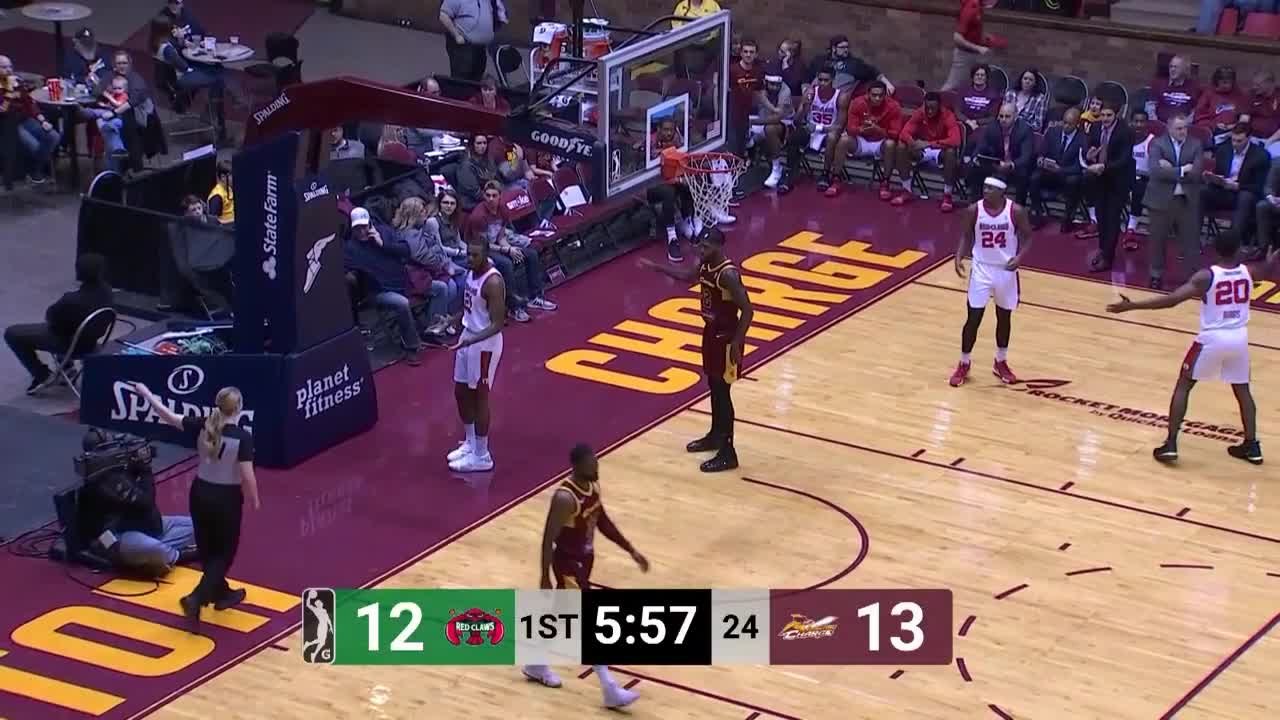 Archie Goodwin with a huge block!