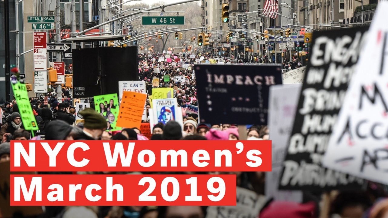 Women's March On NYC 2019 Spreads Message Of Unity Despite Controversy