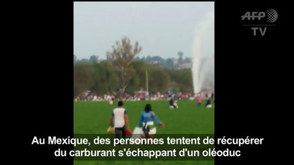 Mexique: près de l'oléoduc en feu, les habitants sous le choc