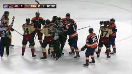 ECHL Atlanta Gladiators 2 at Greenville Swamp Rabbits 1
