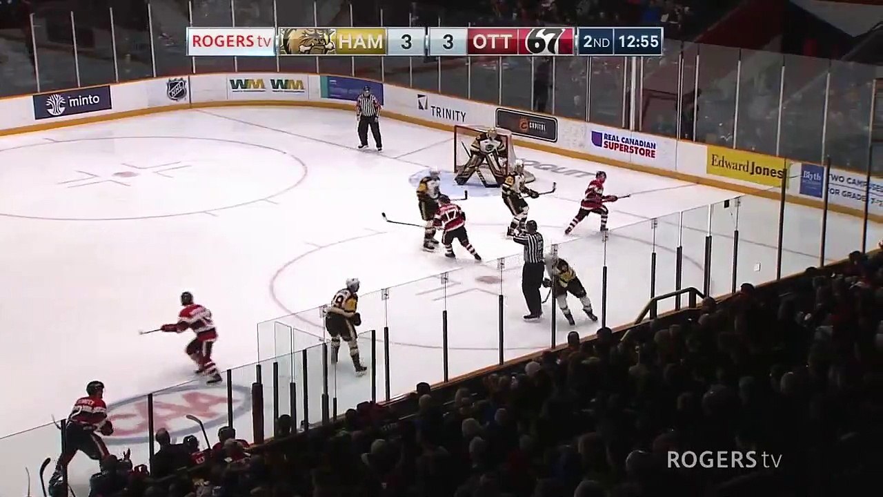 OHL Alec Belanger First Career Goal