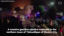 Military Personnel Were Not Able To Contain Crowds After Mexican Gasoline Pipeline Ruptured