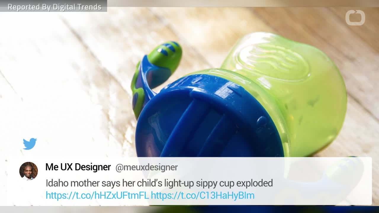 Sippy Cup Explodes And Injures Mom