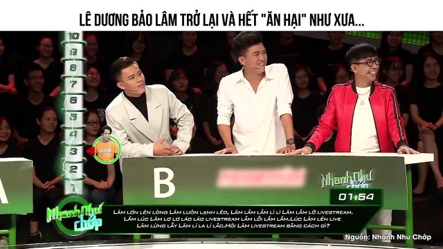 LÊ DƯƠNG BẢO LÂM TRỞ LẠI VÀ HẾT ĂN HẠI NHƯ XƯA...