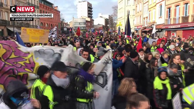 Gilets jaunes : Toulouse ville record pour cette 10e manifestation