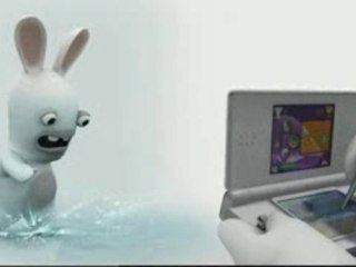 Rayman Raving Rabbids - DS ice