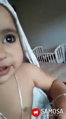 Cute baby latest funny WhatsApp viral video  baby shivering video