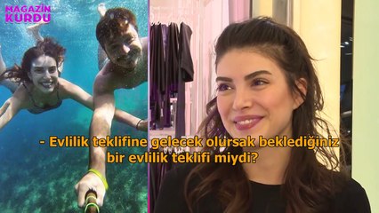 فيديو دينيز بايسال تكشف موعد زفافها.. وتتحدث عن سر خوفها من انفصال خطيبها عنها!