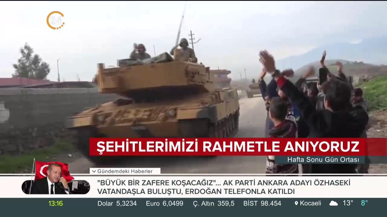 Şehitlerimizi rahmetle anıyoruz