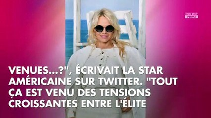 Gilets jaunes : Pamela Anderson réagit violemment au débat d'Emmanuel Macron