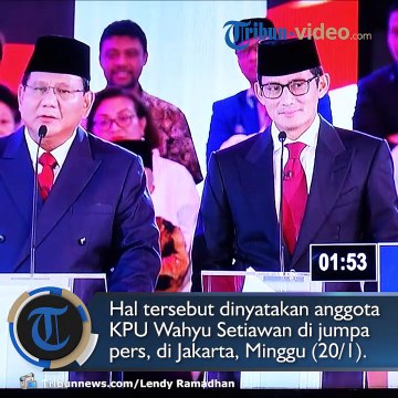 KPU Tolak Disalahkan Bila Paslon Kurang Mampu Jelaskan Isu-isu Utama saat Debat Capres