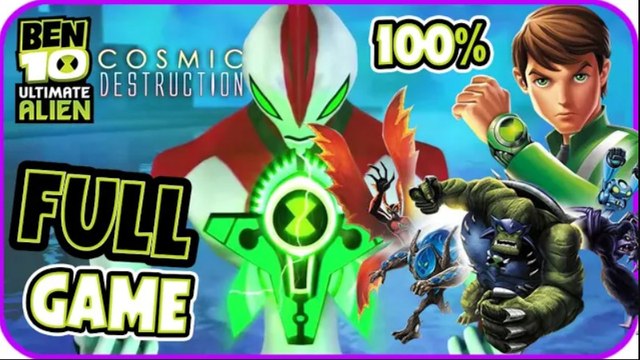 Ben 10 Cosmic Destruction Walkthrough 100% FULL GAME Longplay (PS3, X360, PS2, PSP, Wii)