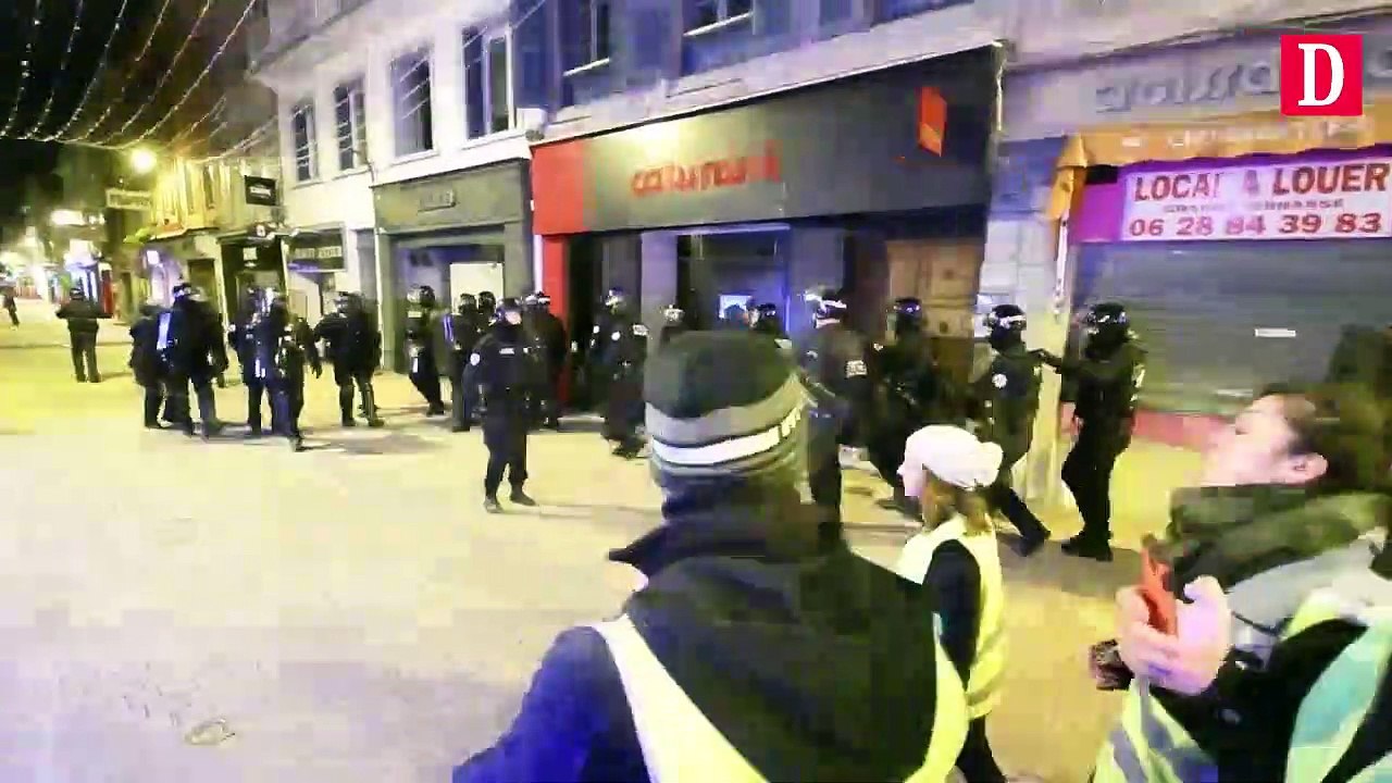 Quelques tensions lors de la manifestation nocturne à Tarbes