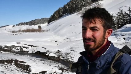 Ördek Gölü'nün önündeki set çöktü - KARS