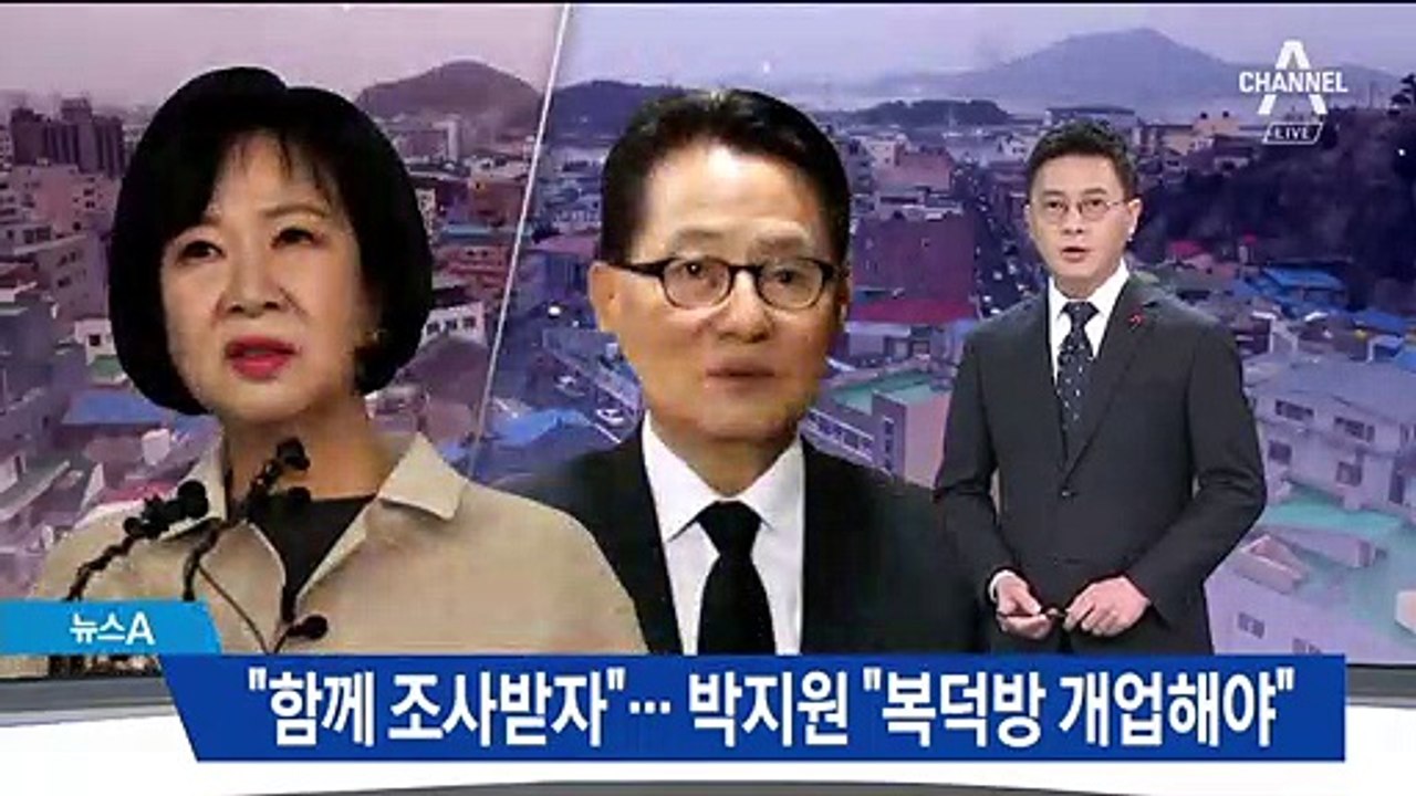 손혜원 “함께 조사받자”…박지원 “복덕방 개업해야”