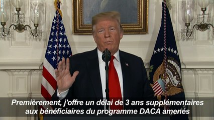 Trump propose un plan "pour sortir de la crise"