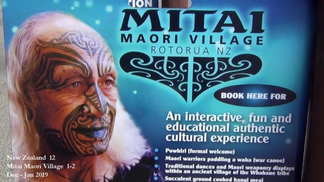 New Zealand 12- , Mitai Maori Village 1-2, Rotorua 2- , Dec-Jan 2019.