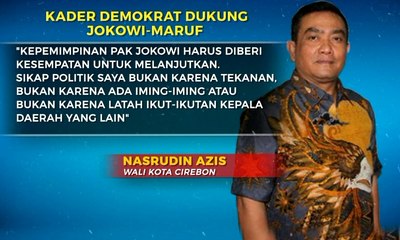 Dialog: Lagi, Kader Demokrat Pindah Haluan Dukung Jokowi- Ma'ruf [1]
