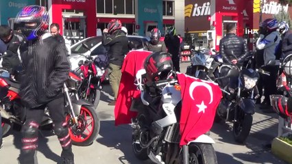 Doğu Türkistan’da yaşanan zulümlere motosikletli tepki