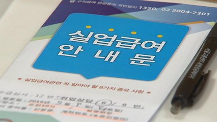 작년 실업급여 사상최대 6조 7천억원 육박 / YTN