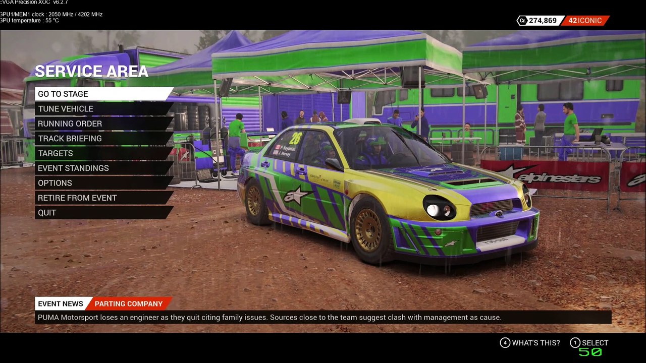 DiRT 4 FlyCam Megan Gully Ev1St3 Intercont.Series Fitzroy Australia