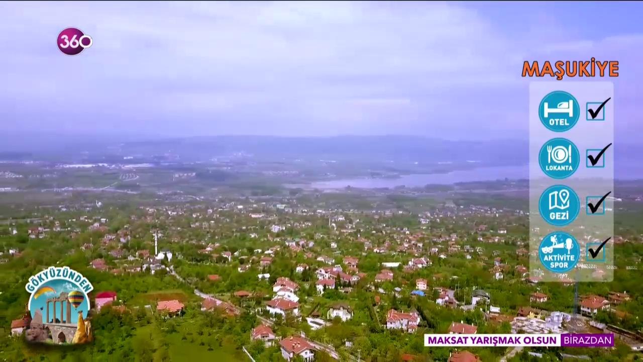Gökyüzünden, Maşukiye'yi geziyor