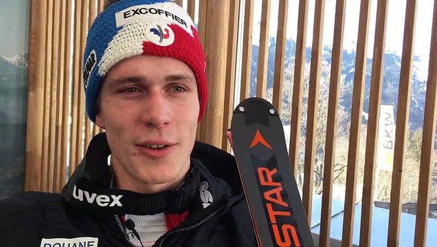 Ski alpin : Clément Noël revient sur sa victoire au Slalom de Wengen
