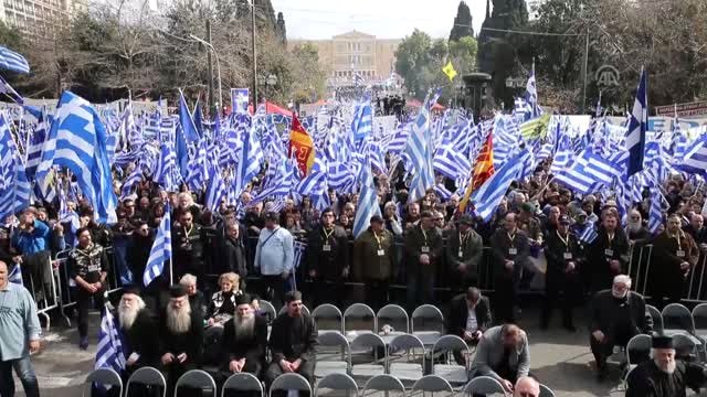Yunanistan'da Olaylı Makedonya Gösterisi - Atina