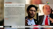 Colombia: Iván Cepeda y Álvaro Leyva rechazan decisión sobre el ELN