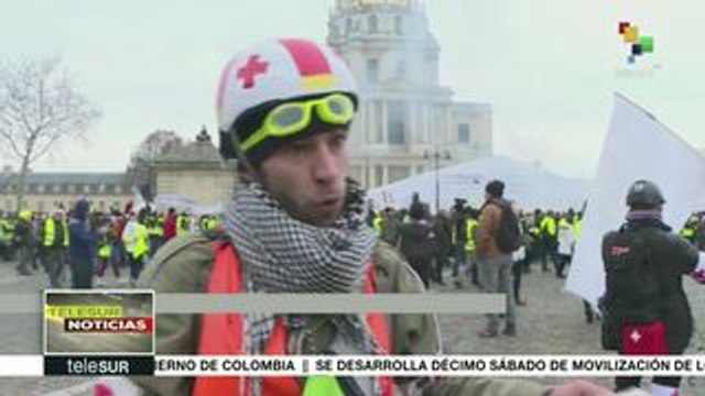 Médicos de la Calle asisten a Chalecos Amarillos tras represión