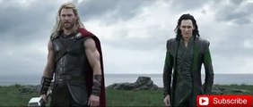 Thor Ragnarok scene Thor hammer broken by Hela