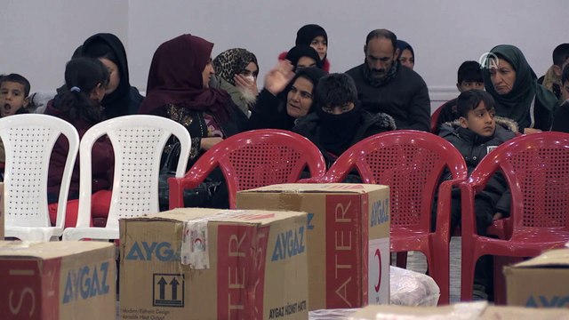 Türk Kızılayından Halepçe'deki ihtiyaç sahiplerine kış yardımı