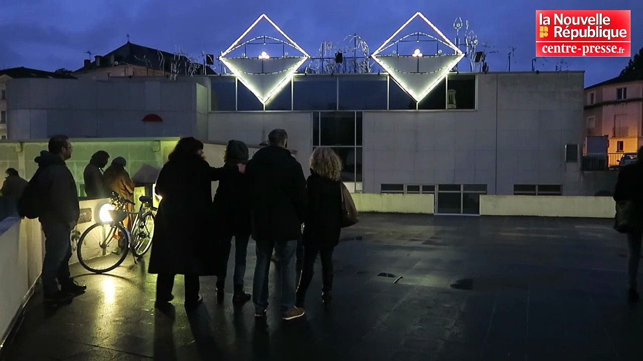 VIDEO. Poitiers : rêverie lumineuse à l'espace Mendès-France