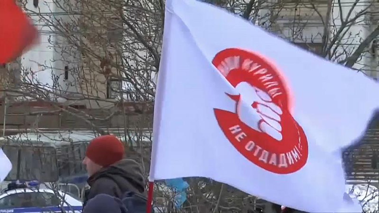 Kurilen-Demo in Moskau