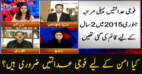 Are military courts necessary for peace?