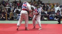 Laura Gofflot (Judo Athois) vs Jade Vankeersbulck (Top Niveau Tournai) en U21 -63kg au Provincial jeunes 2019 (par Simon Barzyczak)