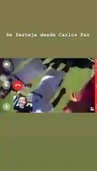 Pedro festejando desde Carlos Paz - 23 de Diciembre