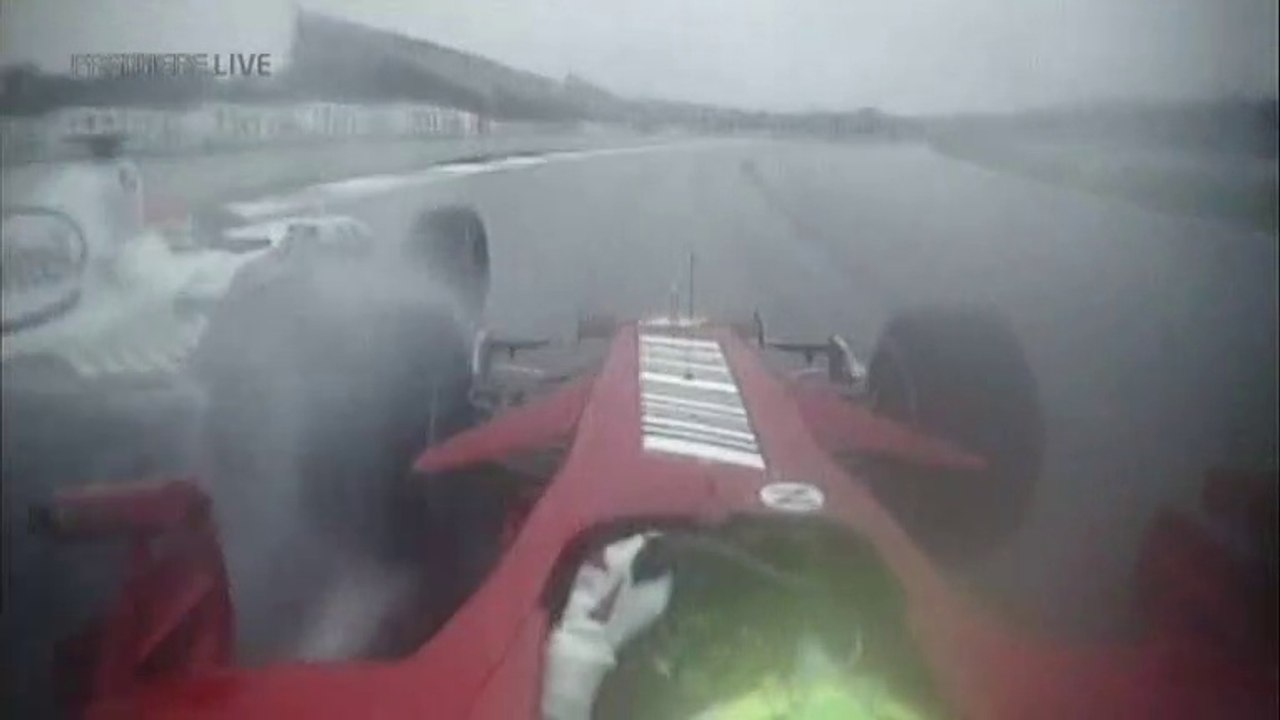 F1 2007 Fuji Last Lap Massa VS Kubica Onboard
