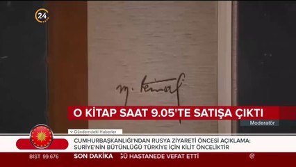 O kitap saat 09.05'te satışa çıktı