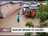 Banjir Sulsel, di Gowa Ketinggian Air Capai Tiga Meter