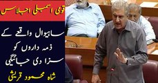 Shah Mehmood Qureshi Addresses NA Session